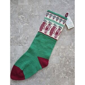 NWT Vintage 1987 Specialties in Wool Golf Christmas Stocking Deadstock Vermont